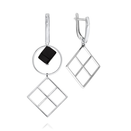 Купить оптом серьги из серебра с агатом 2340391521-20 от Krasnoe