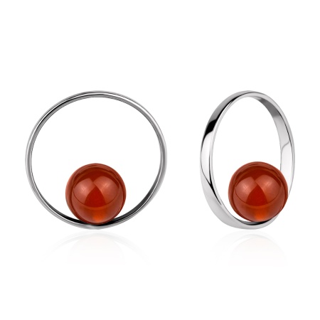 Купить оптом подвеска из серебра с агатами 3340395511-31 от Krasnoe