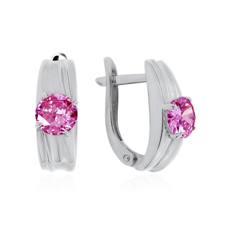 Купить оптом серьги из серебра с топазами 2340071669-30 от Krasnoe