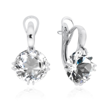 Купить оптом серьги из серебра с хрусталём 2340521496 от Krasnoe