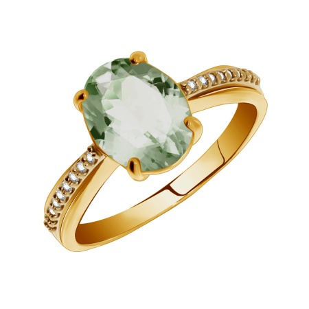 Купить оптом кольцо из серебра с аметист 1320790219л-69 от Krasnoe