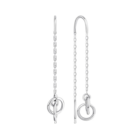 Купить оптом серьги из серебра без вставок 2340401926-3 от Krasnoe