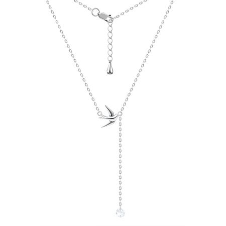 Купить оптом колье из серебра с фианитом 8340204874-3-45 от Krasnoe