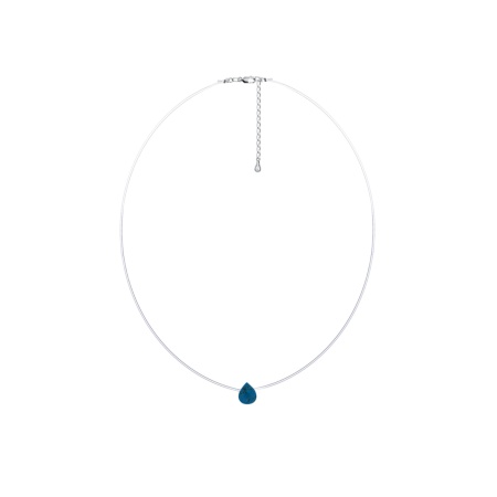 Купить оптом колье из серебра с бирюзой 8340313059-38 от Krasnoe