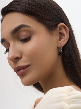 Купить оптом серьги из серебра с агатами 2340391851-20 от Krasnoe