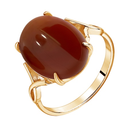 Купить оптом кольцо из серебра с агатом 1320395136-40 от Krasnoe