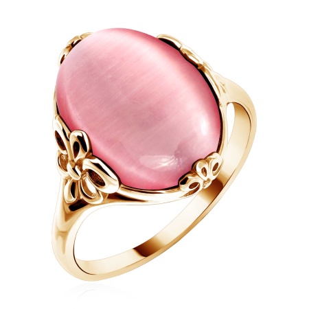 Купить оптом кольцо из серебра с кошачий глазом 1320265141-30 от Krasnoe