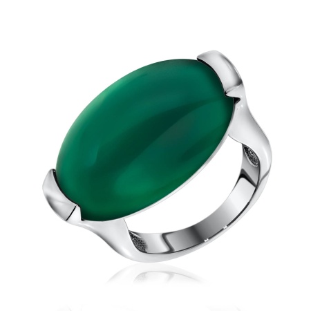 Купить оптом кольцо из серебра с агатом 1340393416-60 от Krasnoe