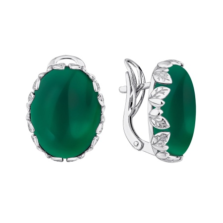 Купить оптом серьги из серебра с агатами 2340391855-60 от Krasnoe