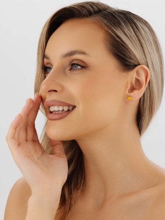 Купить оптом пусеты из серебра с агатами 2340392320-50 от Krasnoe