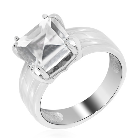 Купить оптом кольцо из серебра с хрусталём 1340521530 от Krasnoe