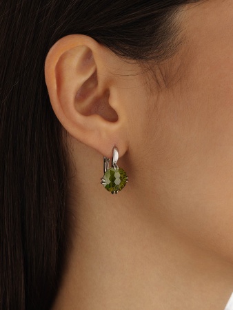 Купить оптом серьги из серебра с фианитами 2340201498-65 от Krasnoe