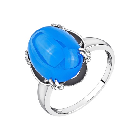 Купить оптом кольцо из серебра с агатом 1340391997-70 от Krasnoe