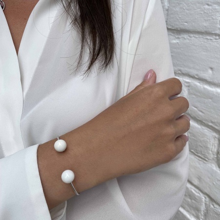 Купить оптом браслет из серебра с агатом 4340390868-10 от Krasnoe