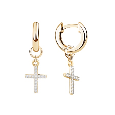 Купить оптом серьги из серебра с фианитами 2329204849л от Krasnoe