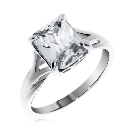 Купить оптом кольцо из серебра с фианитом 1340200095 от Krasnoe