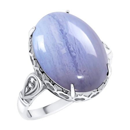 Купить оптом кольцо из серебра с агатом 1340395721-84 от Krasnoe