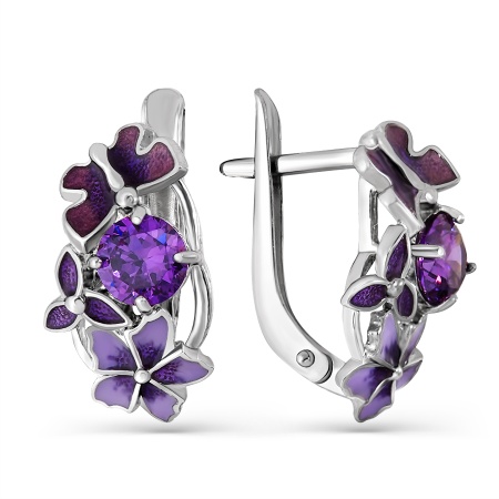 Оптом серьги из серебра с кварцами 3647013993-6 цена от Krasnoe Купить оптом серьги из серебра с кварцами 3647013993-6 от Krasnoe