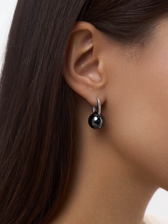 Купить оптом серьги из серебра с гематитами 2340334318 от Krasnoe
