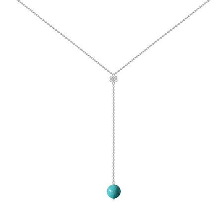 Купить оптом колье из серебра с агатом 8340653237-3-40-77 от Krasnoe