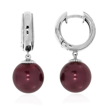 Купить оптом серьги из серебра с жемчугами 2340241351-37 от Krasnoe