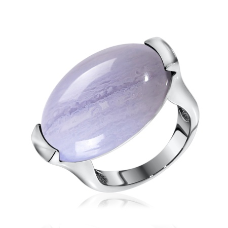 Купить оптом кольцо из серебра с агатом 1340393416-84 от Krasnoe