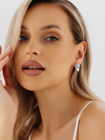 Купить оптом серьги из серебра с агатами 2340392362-84 от Krasnoe