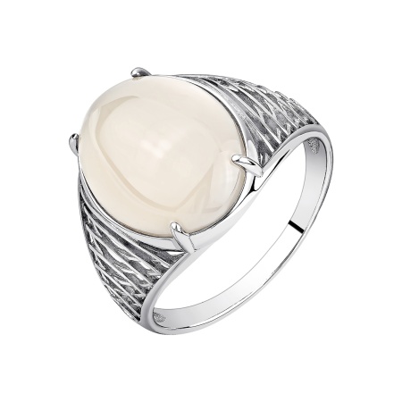 Купить оптом кольцо из серебра с агатом 1340395085-21 от Krasnoe