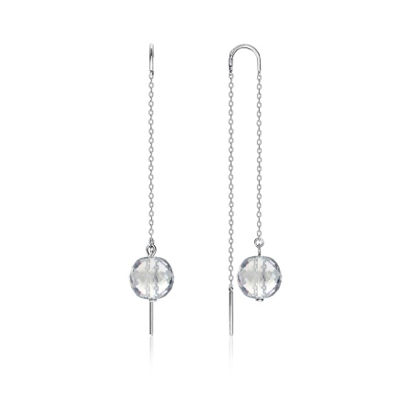 Купить оптом серьги из серебра с хрусталём 2340520710-3-2 от Krasnoe