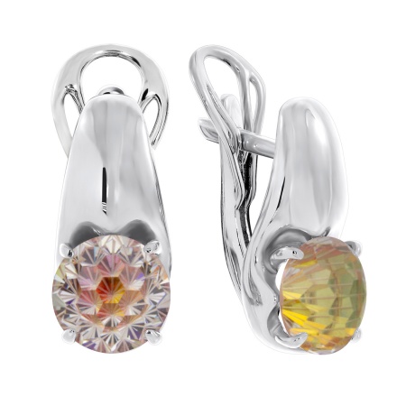 Купить оптом серьги из серебра с фианитами 2340201115-40 от Krasnoe