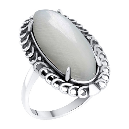 Купить оптом кольцо из серебра с перламутром 1310495781 от Krasnoe