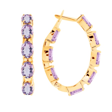 Купить оптом серьги из серебра с аметистами 2318061183 от Krasnoe