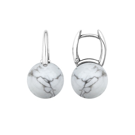 Купить оптом серьги из серебра с кахолонгами 2340К04318 от Krasnoe