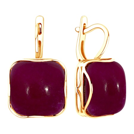 Купить оптом серьги из серебра с агатами 2320395134-37 от Krasnoe