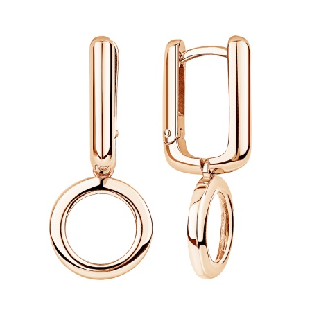 Купить оптом серьги из серебра без вставок 2320405300 от Krasnoe