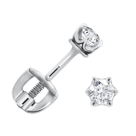 Купить оптом пусет из серебра с фианитами Н340200230 от Krasnoe