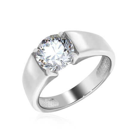 Купить оптом кольцо из серебра фианитом 1340201118-1 от Krasnoe