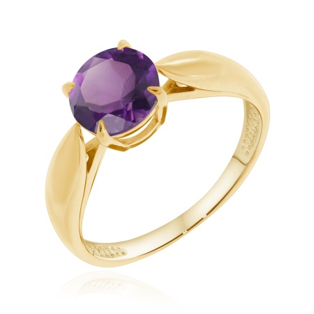 Купить оптом кольцо из серебра с аметистом 1320061807 от Krasnoe