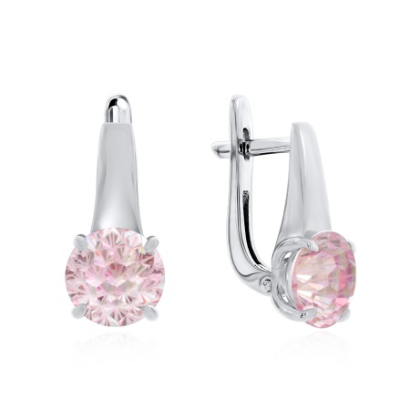 Купить оптом серьги из серебра с фианитами 2340201106-30 от Krasnoe