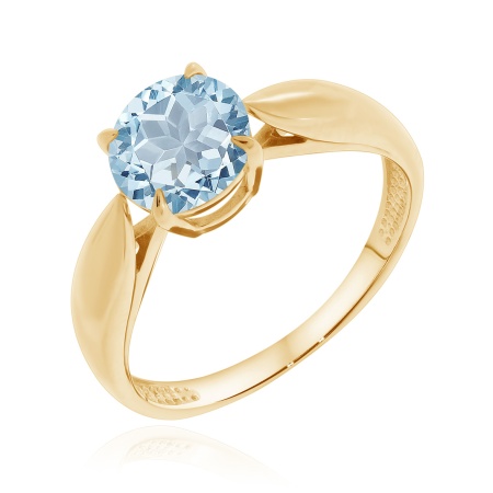 Купить оптом кольцо из серебра с топазом 1320071807 от Krasnoe