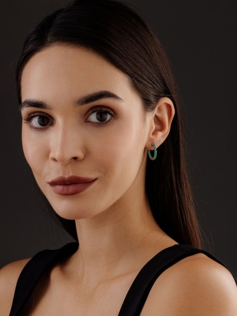 Купить оптом серьги из серебра с агатами 2340391315-60 от Krasnoe