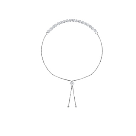 Купить оптом браслет из серебра с фианитами 4340202558-18 от Krasnoe