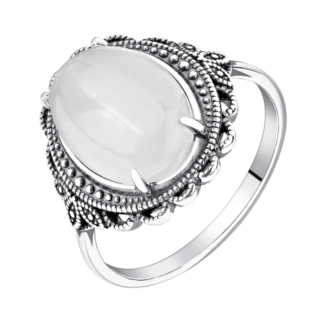 Купить оптом кольцо из серебра с лунным камнем 1310935084 от Krasnoe