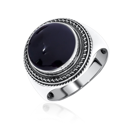 Купить оптом кольцо из серебра с агатом 1310390954-20 от Krasnoe