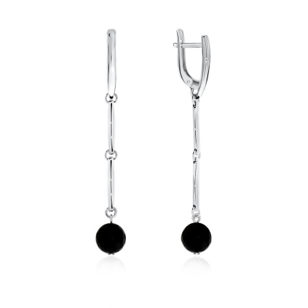 Купить оптом серьги из серебра с агатами 2340390747-20 от Krasnoe