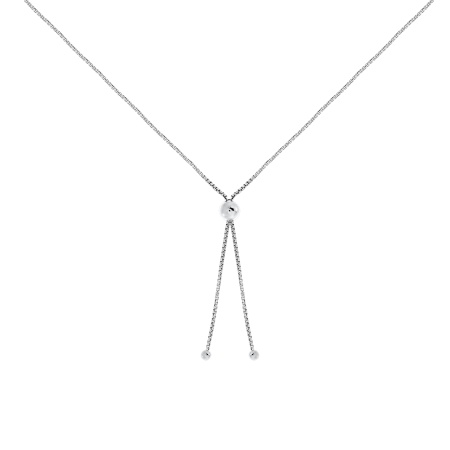 Купить оптом колье из серебра без вставок 8340402555-75 от Krasnoe