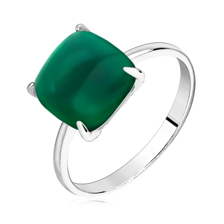 Купить оптом кольцо из серебра с агатом 1340395041-60 от Krasnoe