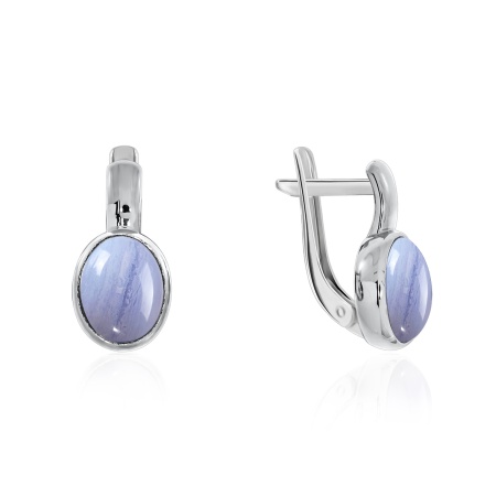 Купить оптом серьги из серебра с агатами 2340390374-84 от Krasnoe