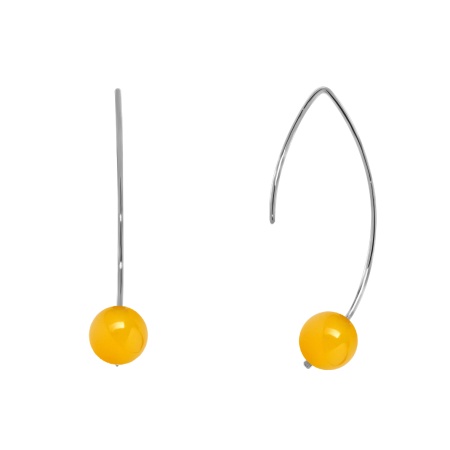 Купить оптом серьги из серебра с агатами 2340391063-50 от Krasnoe