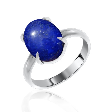 Купить оптом кольцо из серебра с лазуритом 1340472314 от Krasnoe